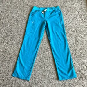 Excellent Condition Teal Figs Kade Cargo size small pants